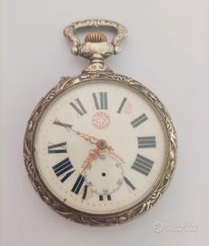 Orologio ROSKOFF da tasca VEDANI Lugano Argento 