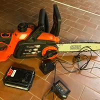 Motosega a batteria black decker