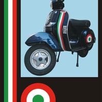 Adesivi tricolore Piaggio Vespa