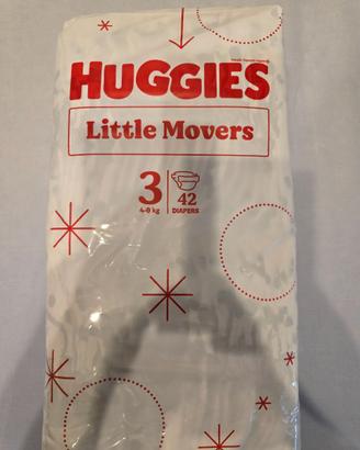 Pannolini hugghies taglia 3 da 4kg fino a 9 kg