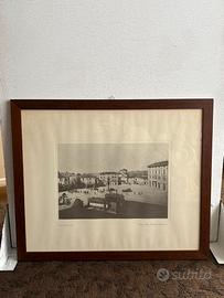 Quadro Piazza Garibaldi Cantù 1930