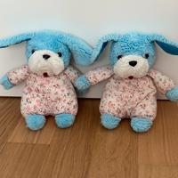 Due peluches conigli