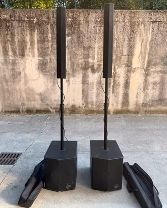 Impianto audio professionale a colonna completo