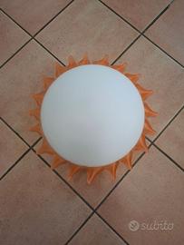 Plafoniera formato sole