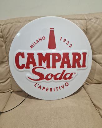 insegna luminosa Campari