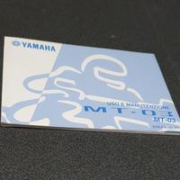 USO E MANUTENZIONE MANUALE YAMAHA MT-03 - 5YKF8199