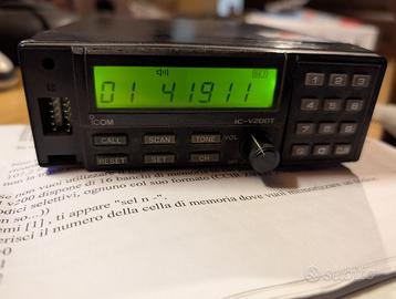 ICOM V200T RICEVITORE RADIO VHF