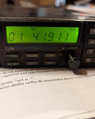 ICOM V200T RICEVITORE RADIO VHF