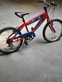 bicicletta spider man