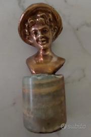 statuetta in bronzo 