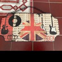 Targa da appendere rock n roll United Kingdom
