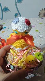 pulcino all'uncinetto 