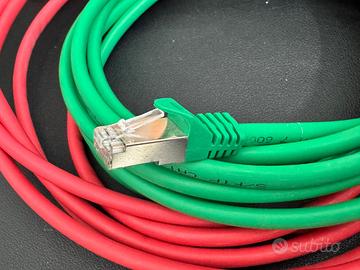2 Cavi Ethernet CAT7, 3mt - fino 10Gbps, schermato