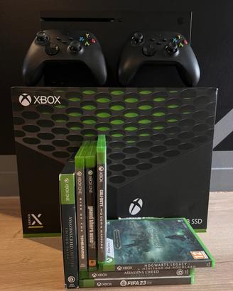 Xbox Serie x 1T + giochi e secondo controller