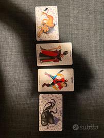 Serie completa quattro schede telefoniche Disney