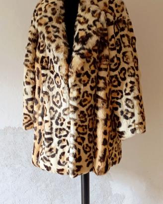 Pelliccia vera, animalier perfetta  M/XL