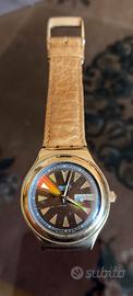 Swatch irony medium Gold daydate vintage  1995