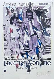 Mimmo Rotella, Vacanze Romane,Seridecollage 100x70