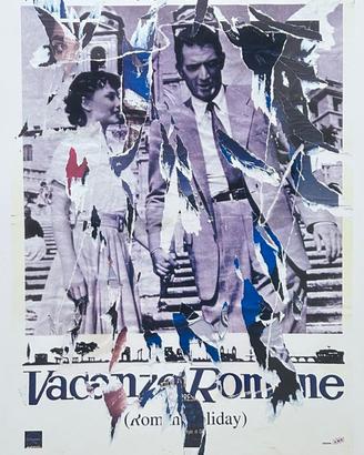 Mimmo Rotella, Vacanze Romane,Seridecollage 100x70