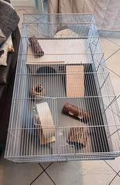 Gabbia Criceto o Conoglio cm L100×P50×H40