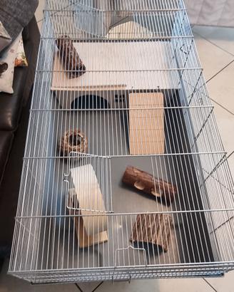 Gabbia Criceto o Conoglio cm L100×P50×H40
