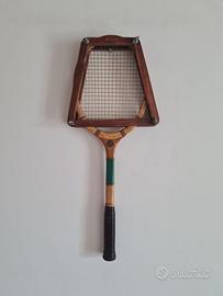 Racchetta in legno vintage decor