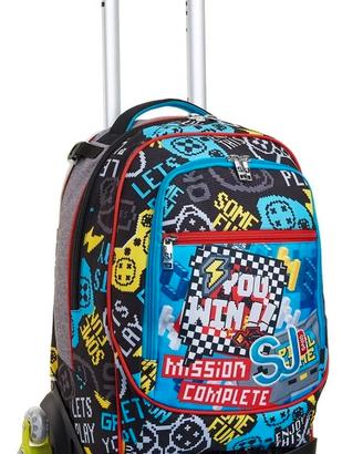 Zaino scuola Seven serie SJ Gamer con trolley