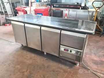 tavolo frigo con piano in marmo usato