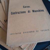 Fascicoli vintage Corso Costruzioni di Macchine