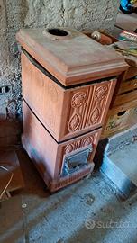 stufa in terracotta