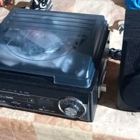 Giradischi multifunzione cat con telecomando