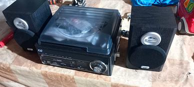 Giradischi multifunzione cat con telecomando