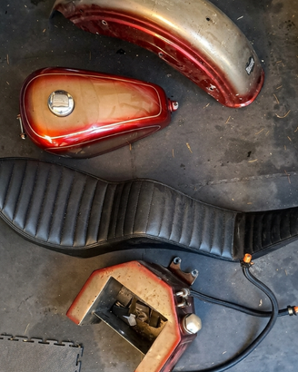 Carrozzeria e sella shovel fxe
