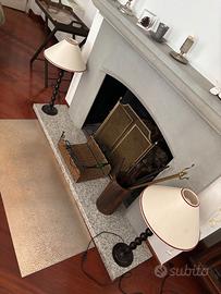 Set arredo soggiorno classico – lampade, tavolino