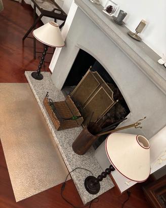 Set arredo soggiorno classico – lampade, tavolino
