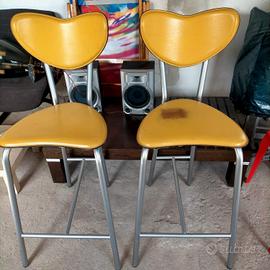 sedie da bar bancone colore  giallo