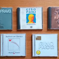 5 CD Gino Paoli - Carosone - Patty Pravo 