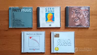 5 CD Gino Paoli - Carosone - Patty Pravo 