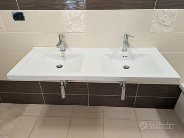Lavabo doppia vasca Althea