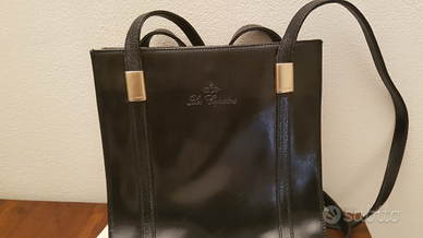 Borsa Les Copains originale vintage pelle nera