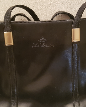 Borsa Les Copains originale vintage pelle nera