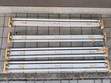 4 Plafoniere Neon Vintage Disano – Industriali