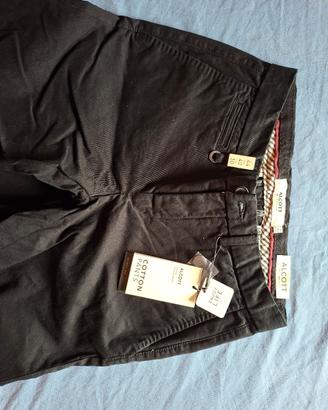 Alcott Cotton Pants mod. Michael taglia IT 44 neri