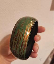 Bracciale verde bronzo