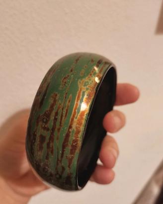 Bracciale verde bronzo