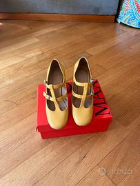 MAX&Co. Mary Jane gialle pelle EU 40,