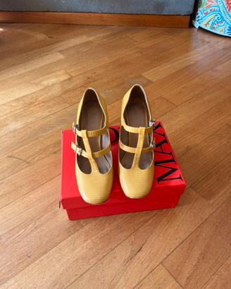 MAX&Co. Mary Jane gialle pelle EU 40,