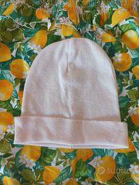 Cappello nascita in cotone, rosa, neonata ospedale