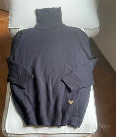 Maglia collo alto uomo nera