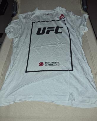 T-Shirt Uomo Reebok UFC Bianco taglia M